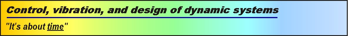 MotionGenesis Textbook: Control, vibration, and design of dynamic systems