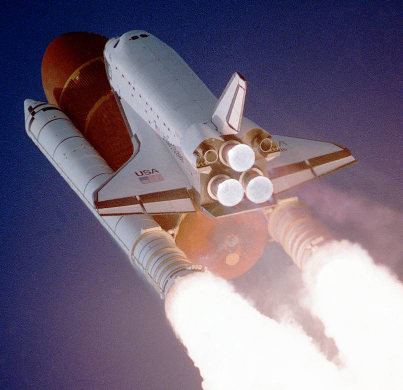 MotionGenesis Space Shuttle Atlantis Liftoff